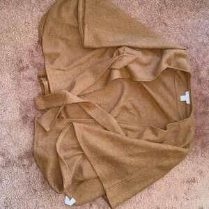 Nordstrom Tan Poncho Sweater